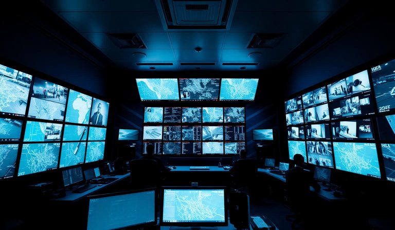 Nash Secure 24/7 control room